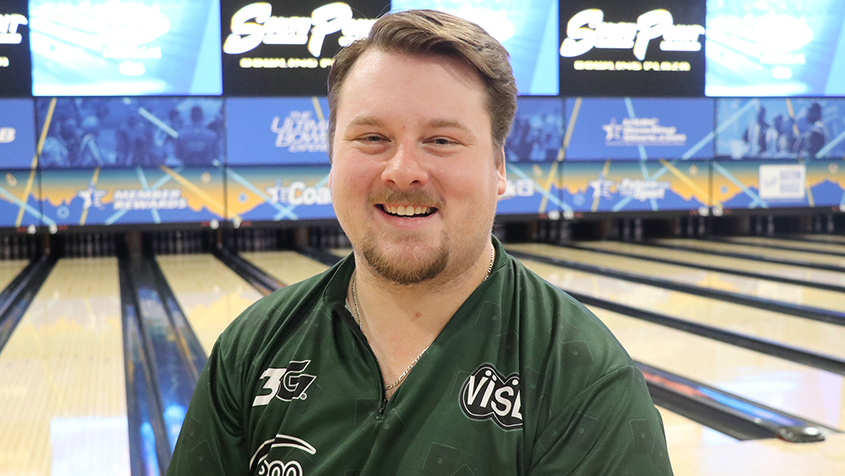 Joey Krzywonos at the 2024 USBC Open Championships