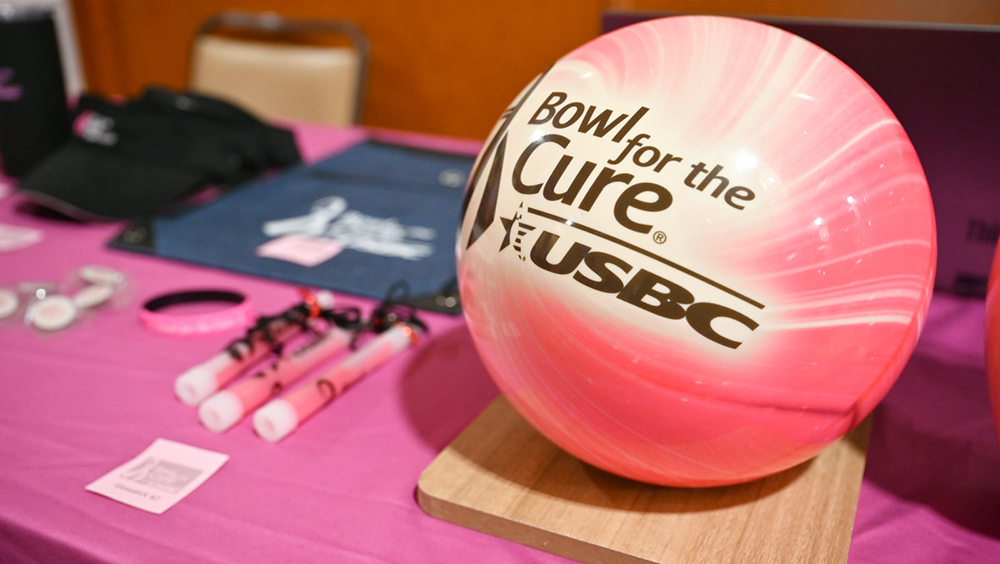 Bowl for the Cure bowling ball