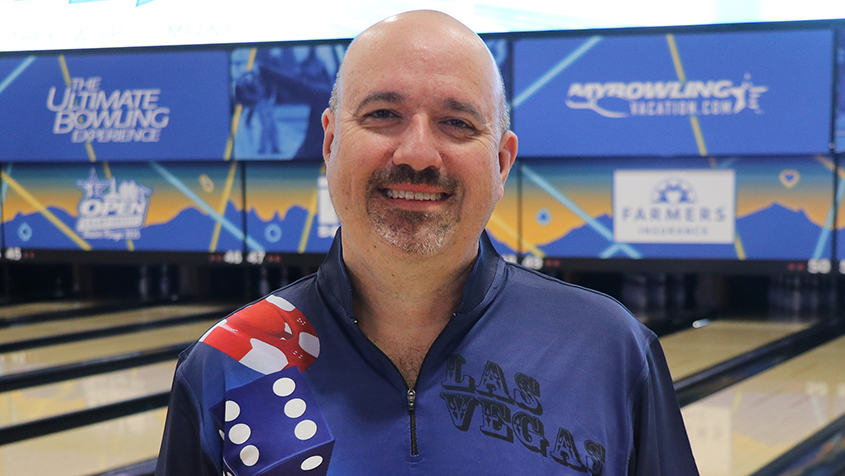 Curtis Schneider at the 2024 USBC Open Championships