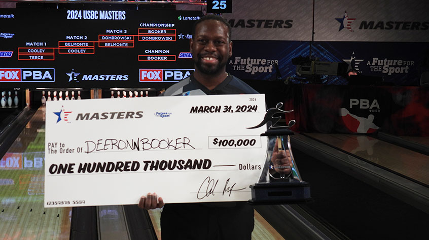 DeeRonn Booker wins the 2024 USBC Masters